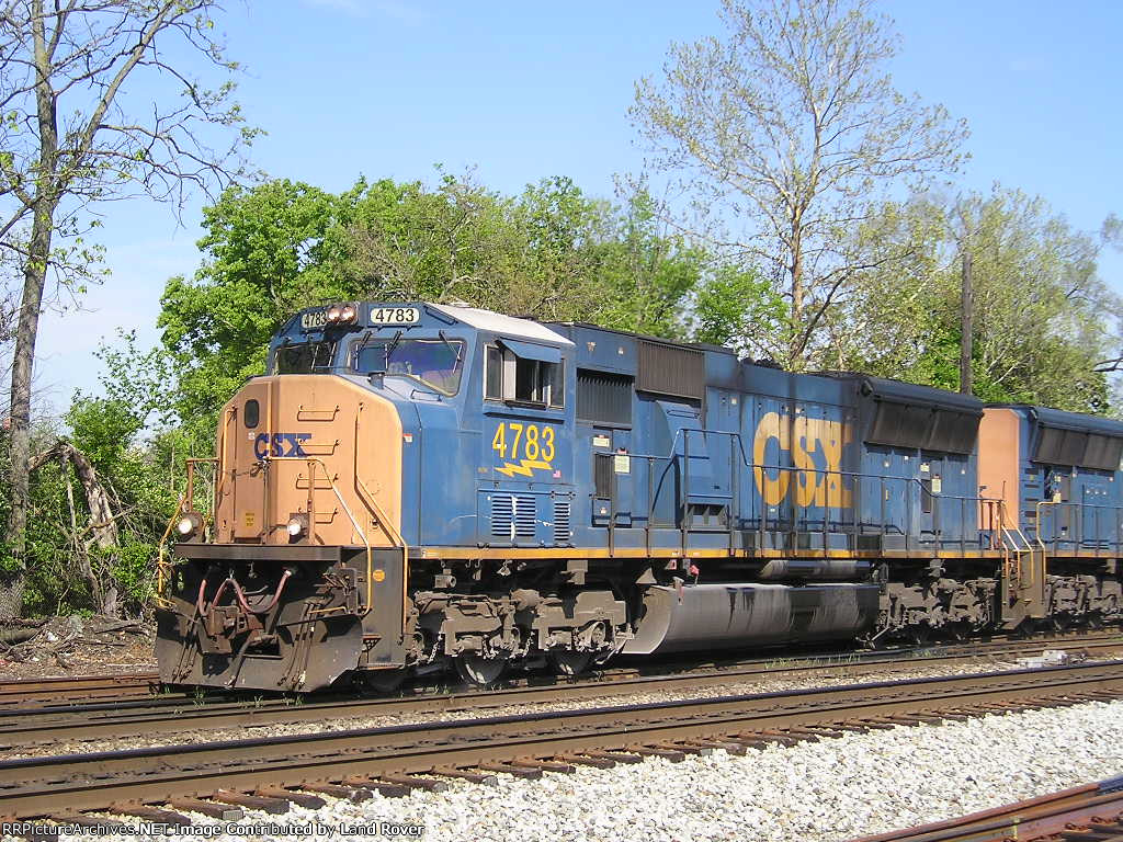 CSXT 4783 On CSX J 784 Eastbound Off The Indy
