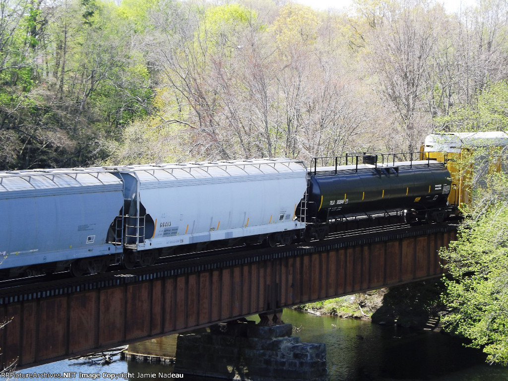 Cars on P&W Bridge