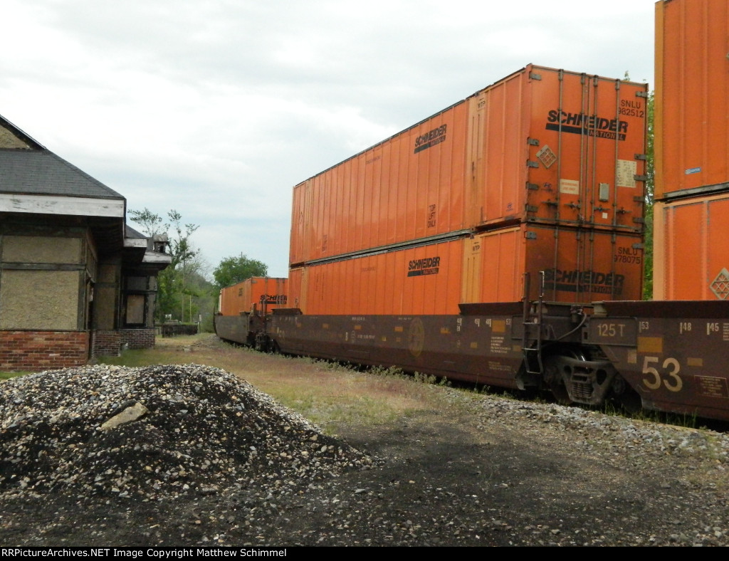 Schneider Containers Passing The Old Depot