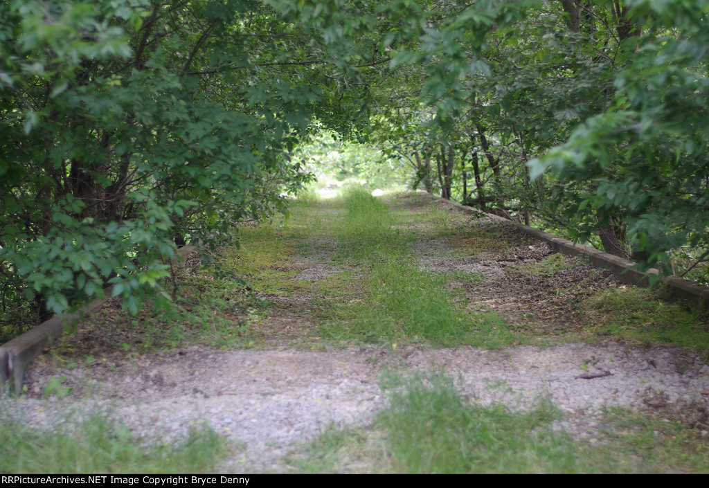 Concrete deck bridge on the old GCSF