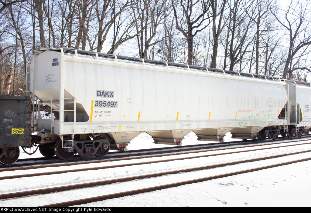 DAKX Covered Hopper #395497 on Q404
