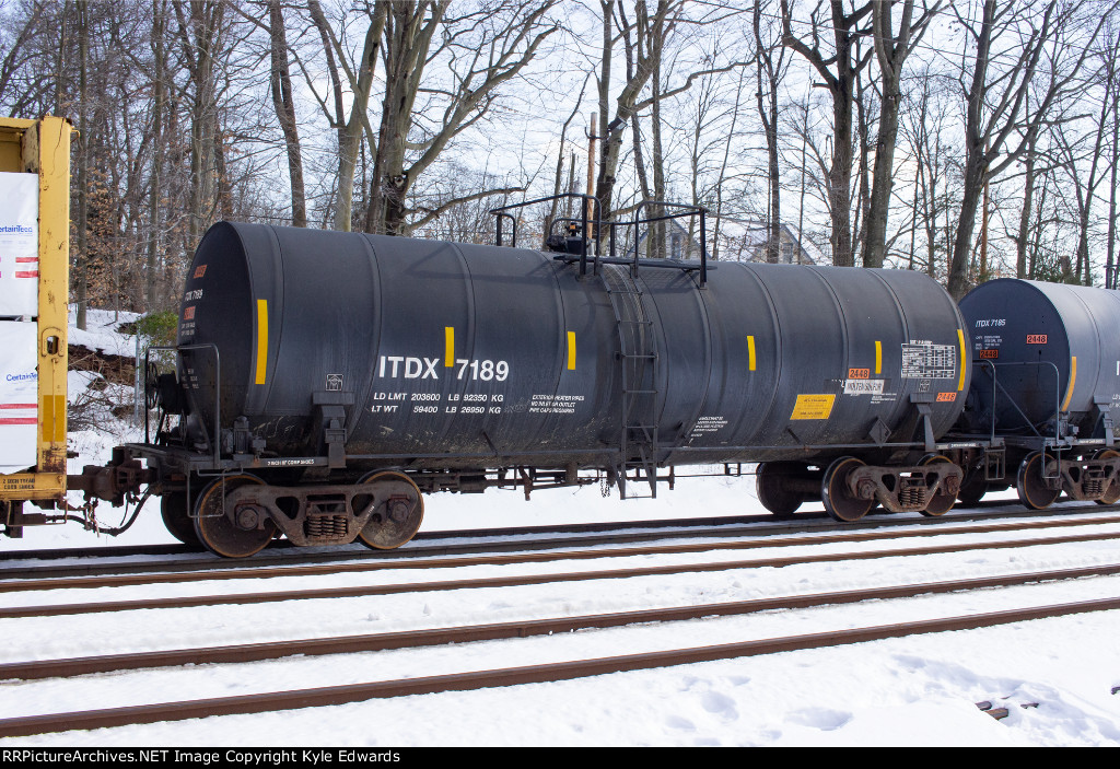 ITDX Tank Car #7189 on Q404