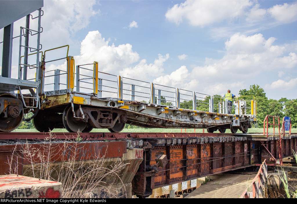NYC Flat Car #901013 on SA3