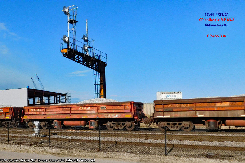 45 ballast loads in varied cars
