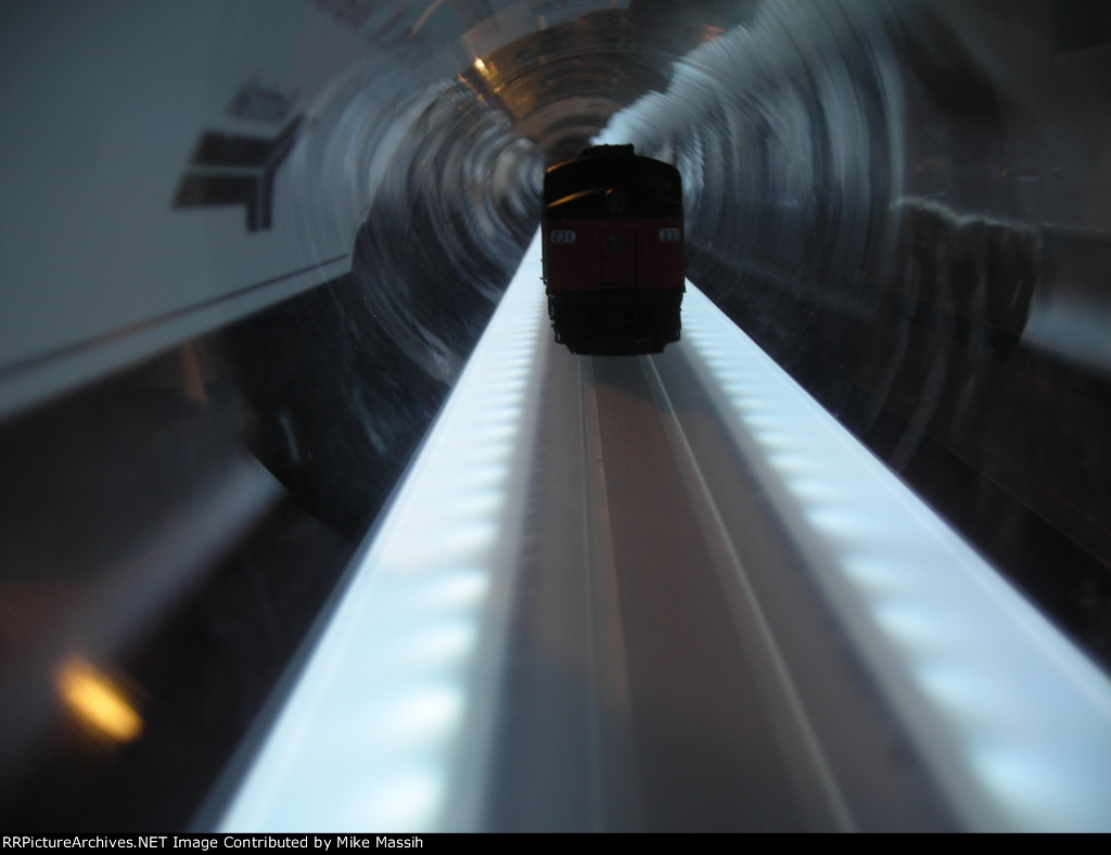 Inside the anniversary train