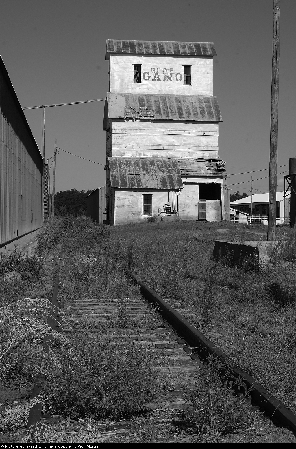 Grain Elevator and spur, Stafford KS