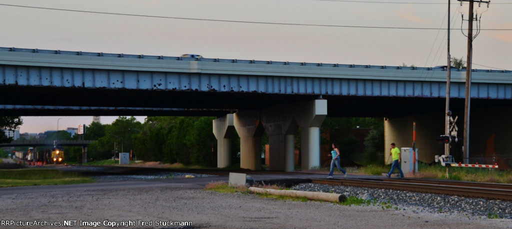 About a 1000 feet separates them from serious harm.