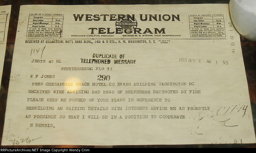 Response "with interest"