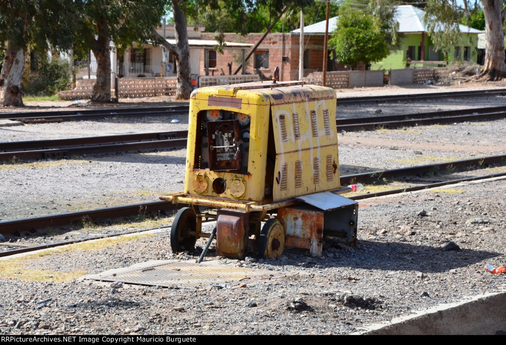 Old power source at Benjamin Hill Station