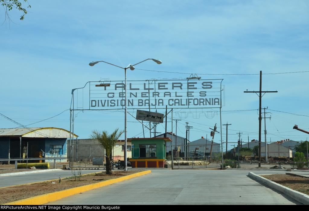 Main entrance to Baja California Division Workshop
