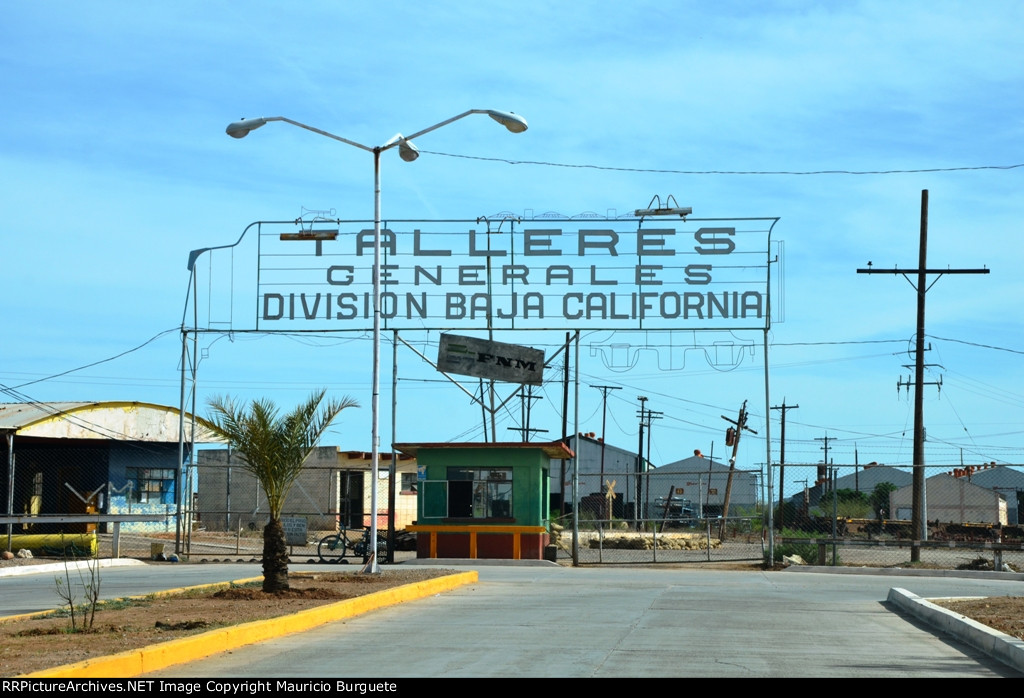 Main entrance to Baja California Division Workshop
