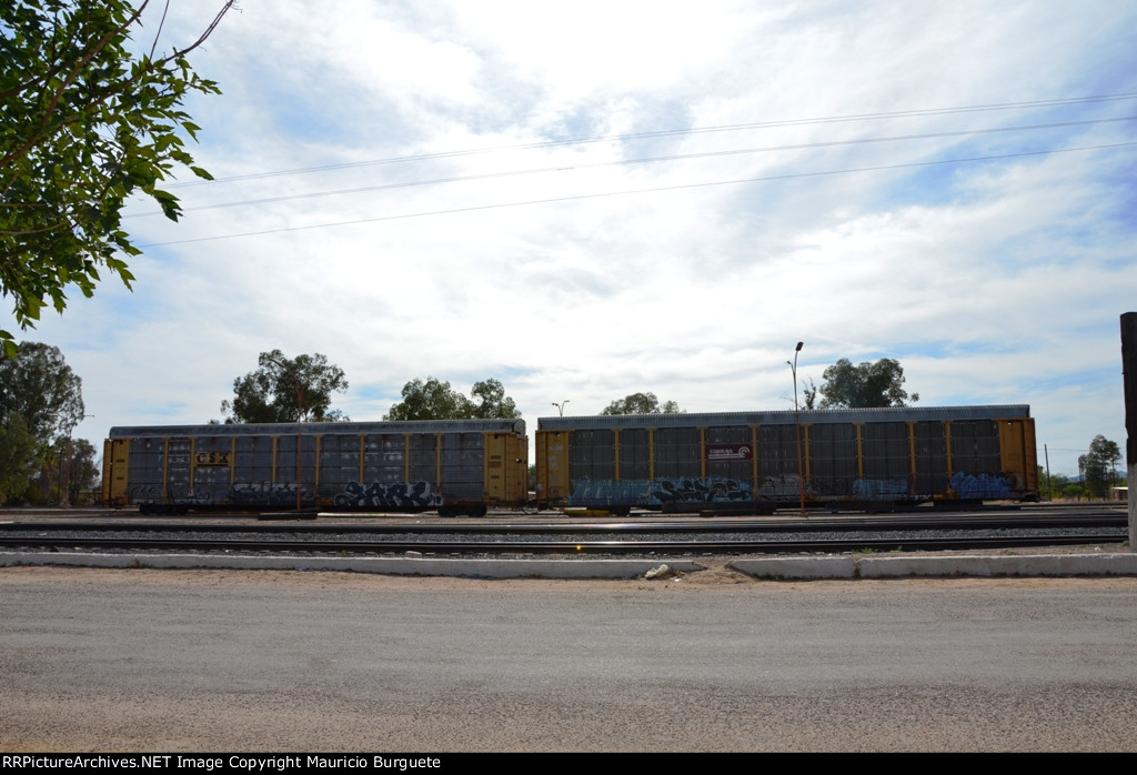 ETTX Conrail & CSX Autoracks with graffitis