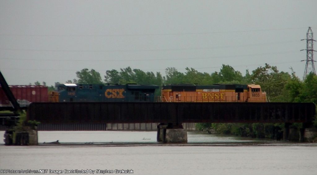 CSX WB Crude Oil Train