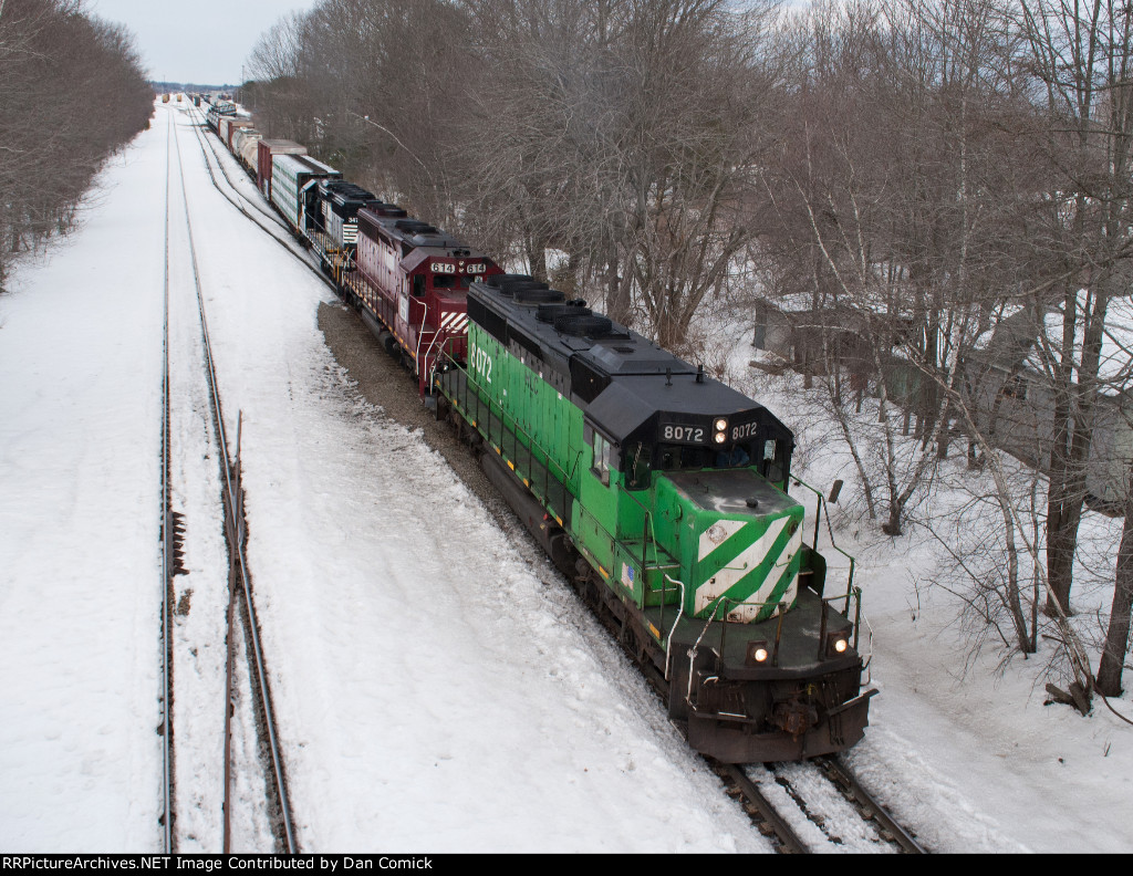 POED 8072 Leaves Rigby Yard - 3/2/2014