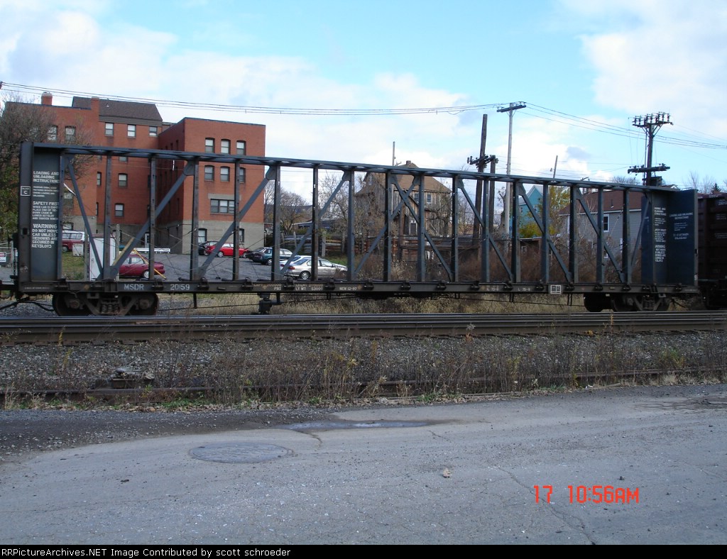 MSDR 20159 Centerbeam Flatcar WB