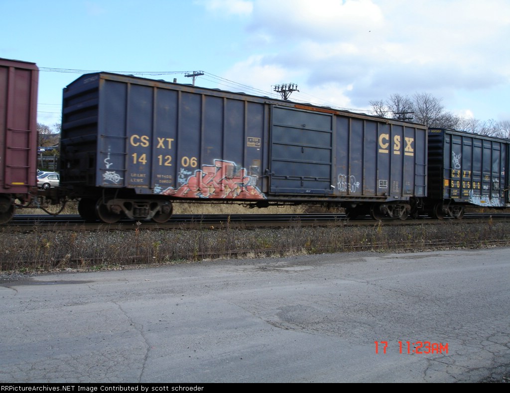 CSX 141206 Boxcar WB