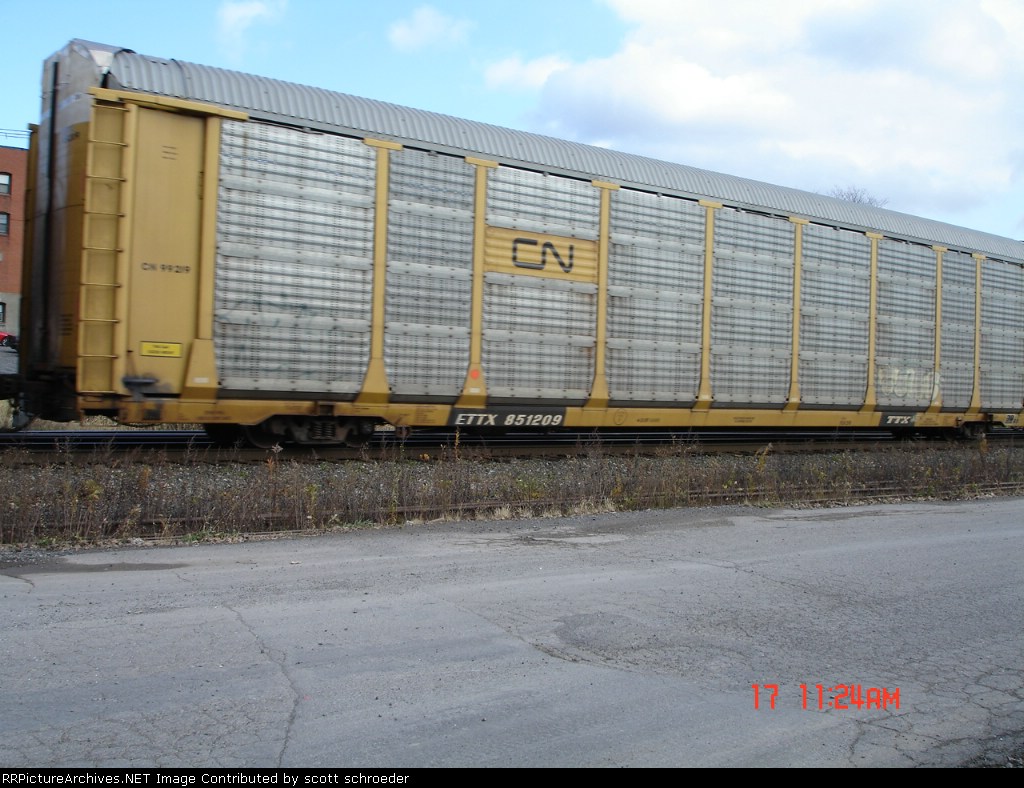 CN 851209 (ETTX) Autorack WB