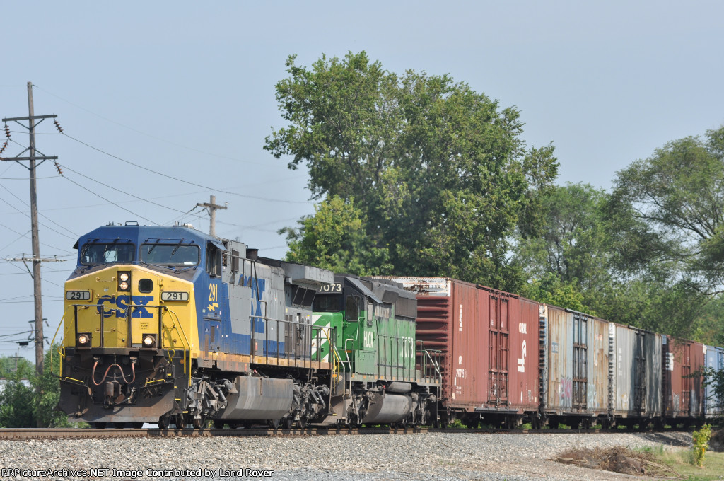CSXT 291 On CSX Q 241 Eastbound