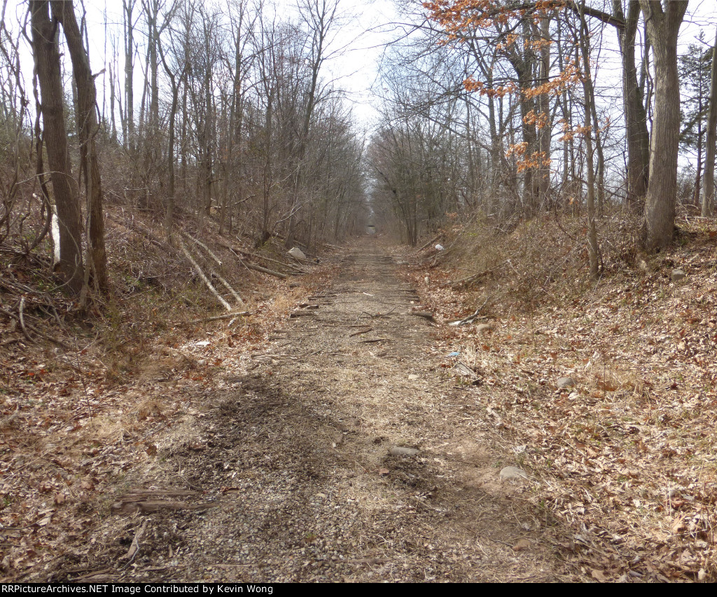 Out of service Morristown & Erie line