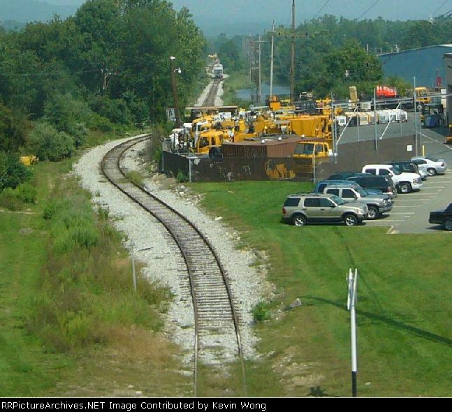 Dover-Rockaway Branch, viewed north from Interstate 80 overpass near Interchange 37