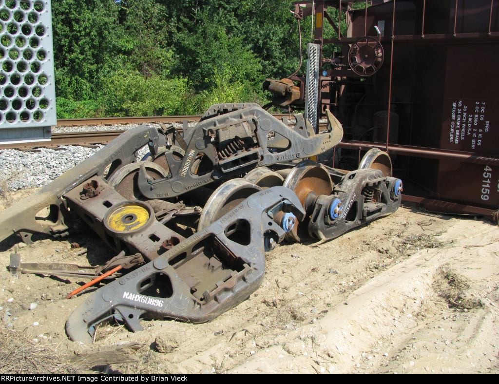 RJ Corman Derailment cleanup