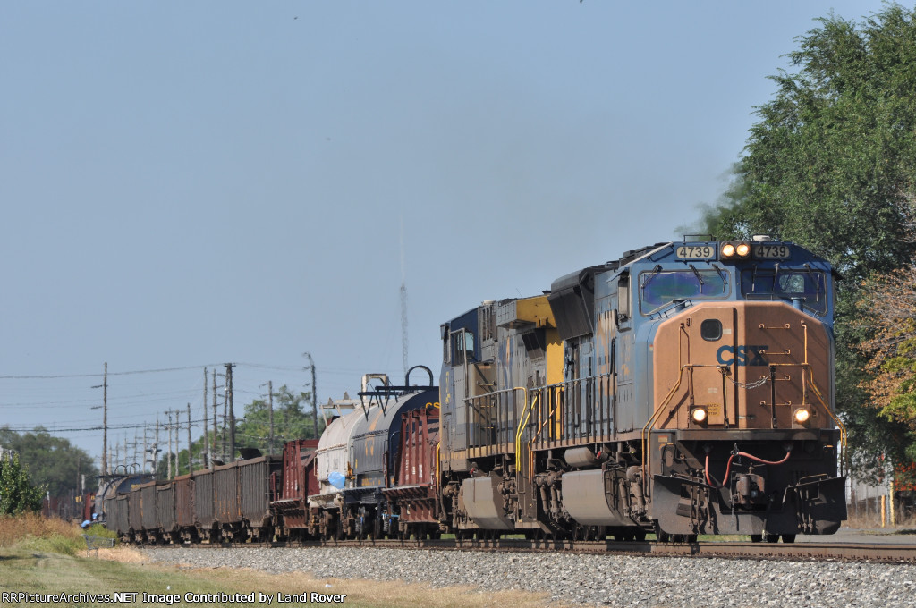 CSXT 4739 On CSX K 587 Eastbound 