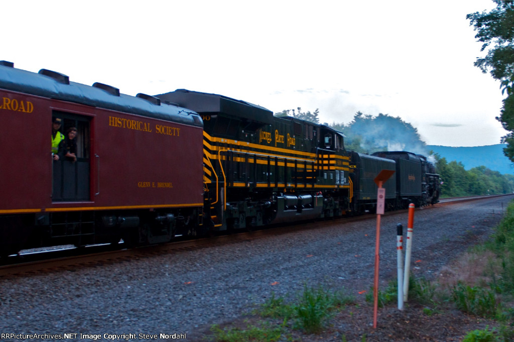 NKP #765 at Loshes Run Station