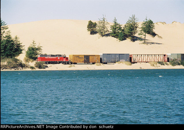 CORP loco near Coos Bay