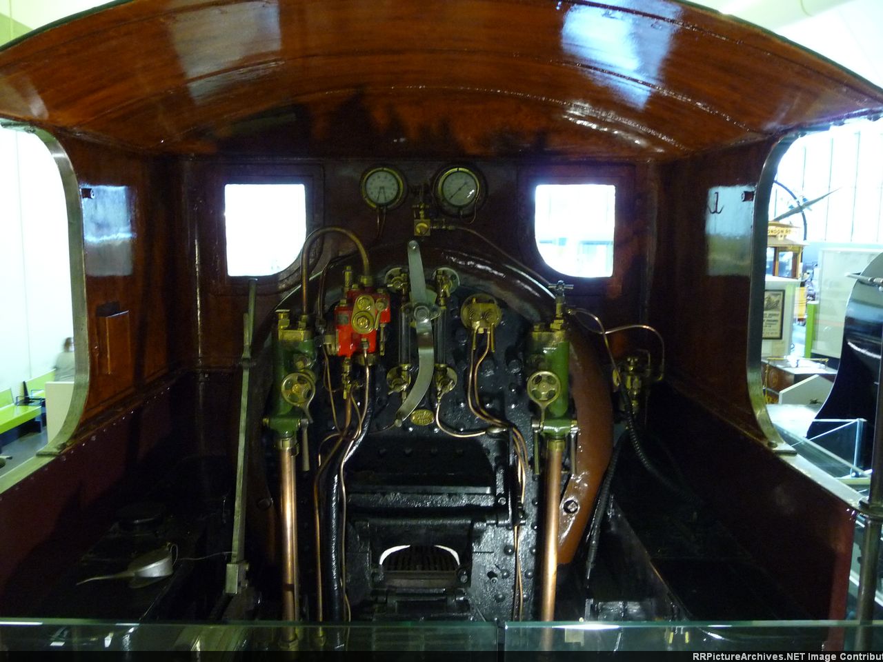 cab interior of the GLEN DOUGLAS 