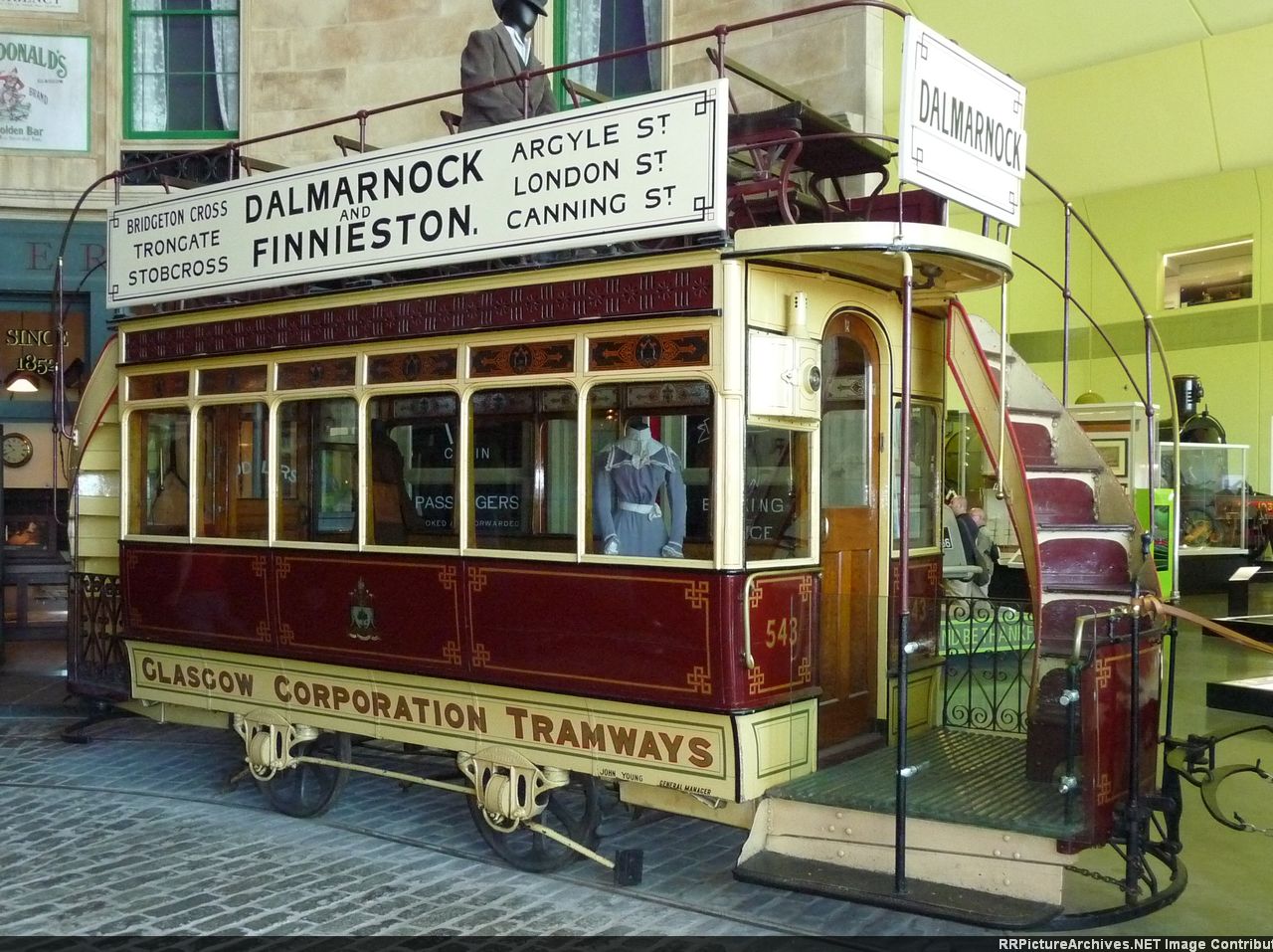 glasgow corp tramways #538