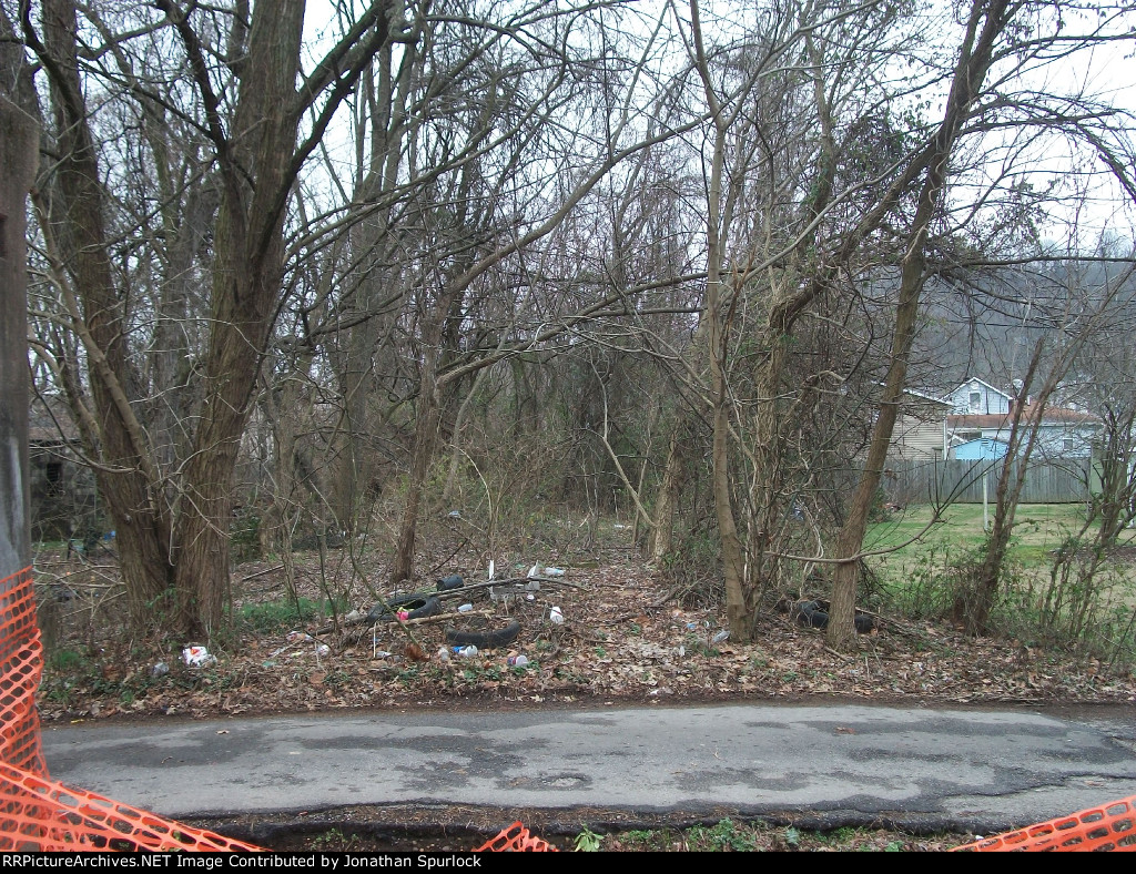 Former B&O right of way, looking east