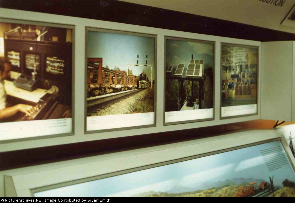 Interior of exhibit car