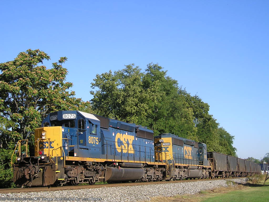CSXT 8075 On CSX W O 936 Eastbound