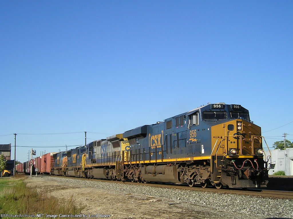 CSXT 956 On CSX Q 231 Eastbound