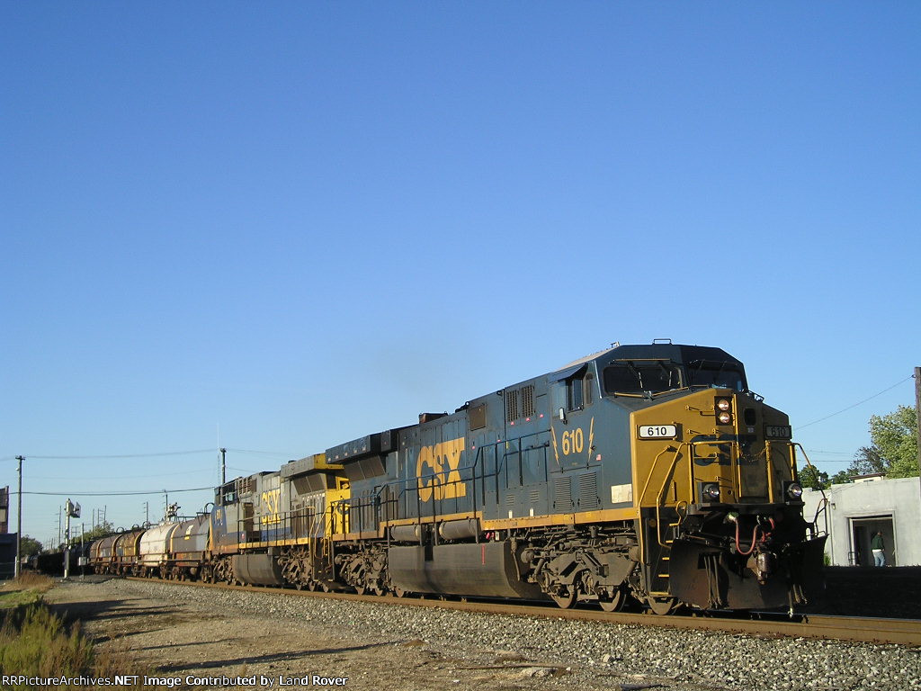 CSXT 610 On CSX K 587 Eastbound
