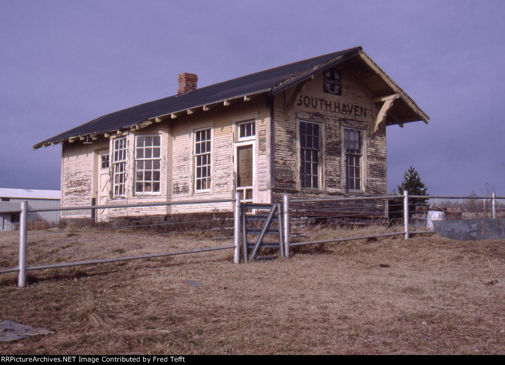 Former ATSF South Haven KS depot