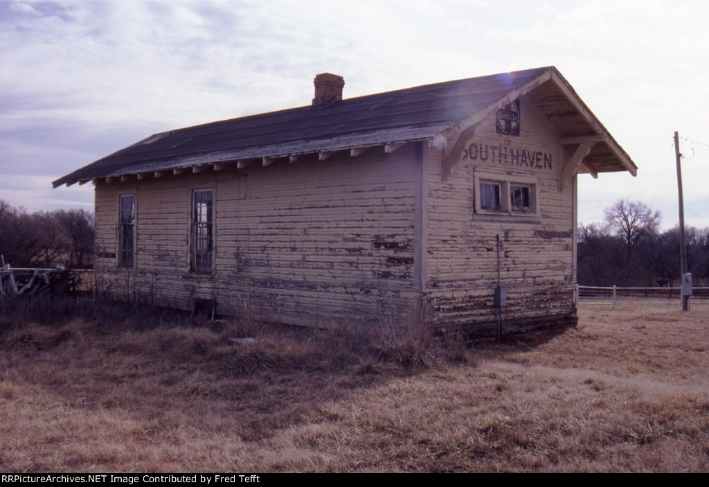 Former ATSF South Haven KS depot