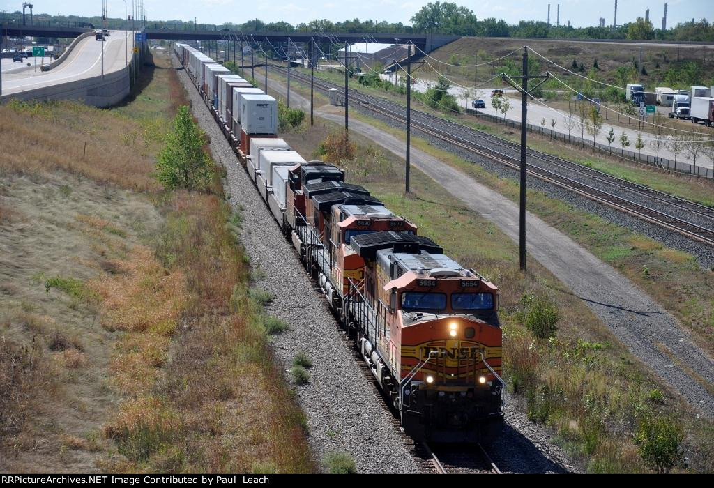 Westbound intermodal