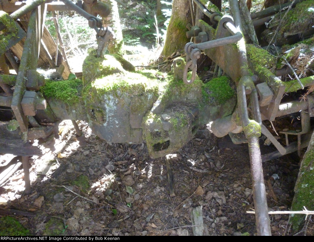 ELWB Log Car still coupled together since 1933
