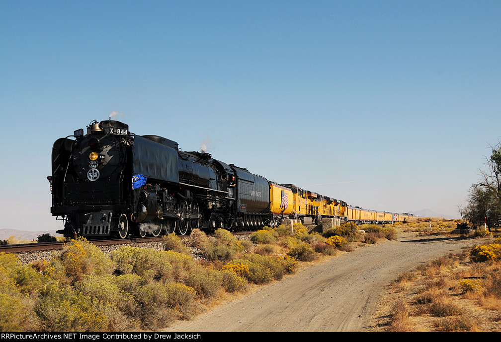 844 at Cosgrave, NV Sept 25, 2012 passing water tower foundations