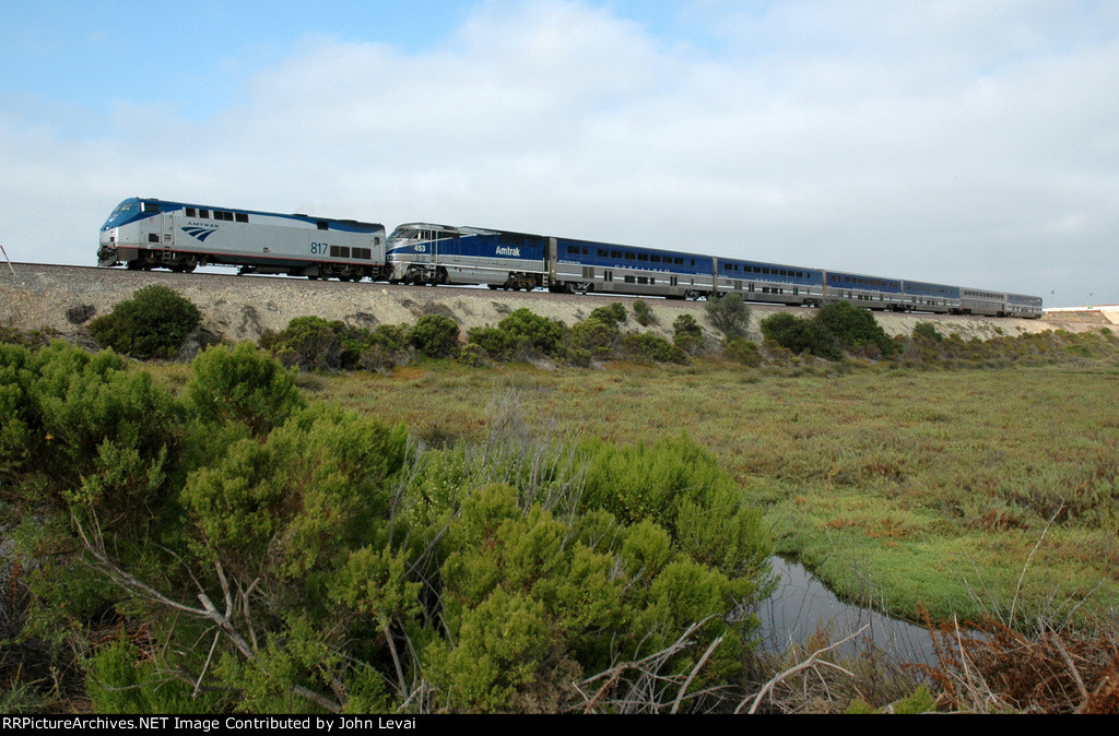 Amtrak Train # 564, is bound for SAN from LAX.