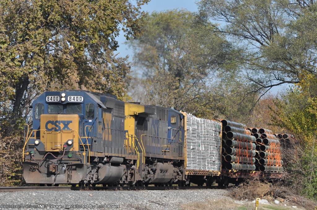 CSXT 8400 On CSX Q 501 Eastbound