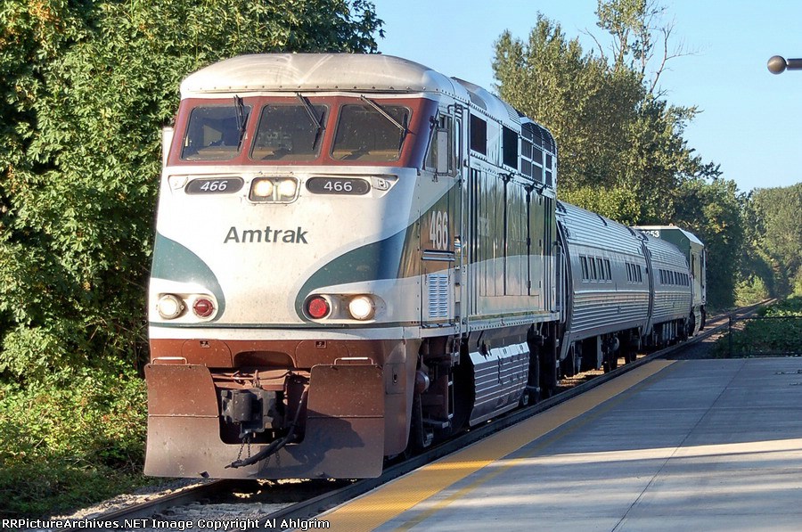 AMTK 466 & Replacement Train for Talgo Cascade