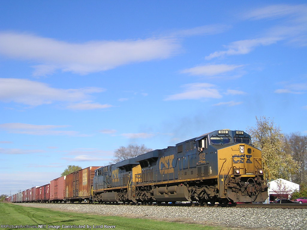 CSXT 902 On CSX Q 241 Eastbound