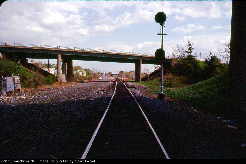 Looking east at Paterson Jct.