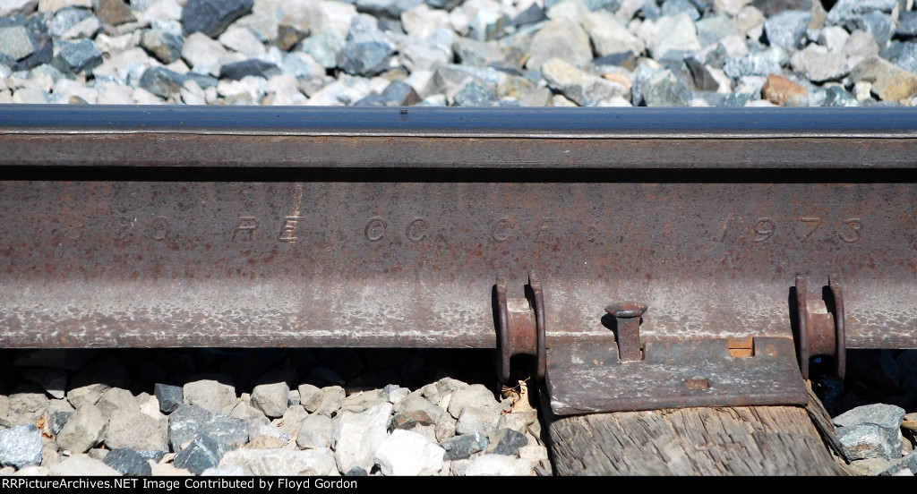 133 lbs C. F. & I 1973 siding