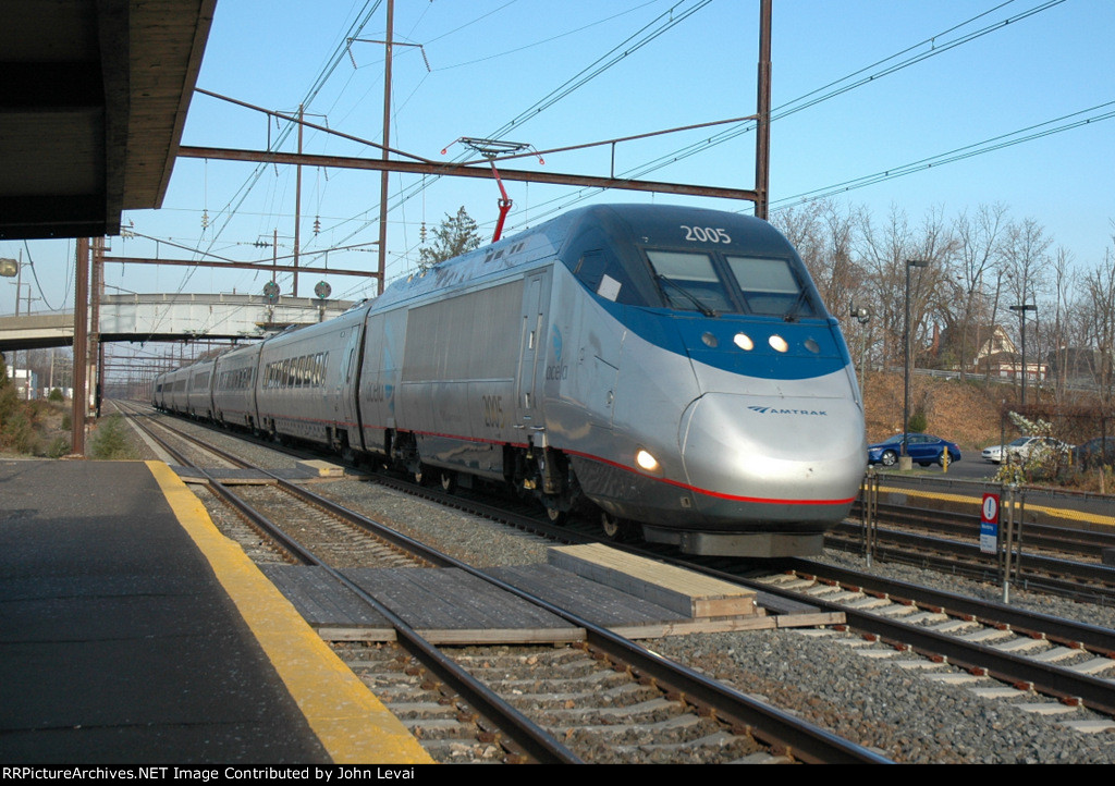 Southbound Acela Train # 2217