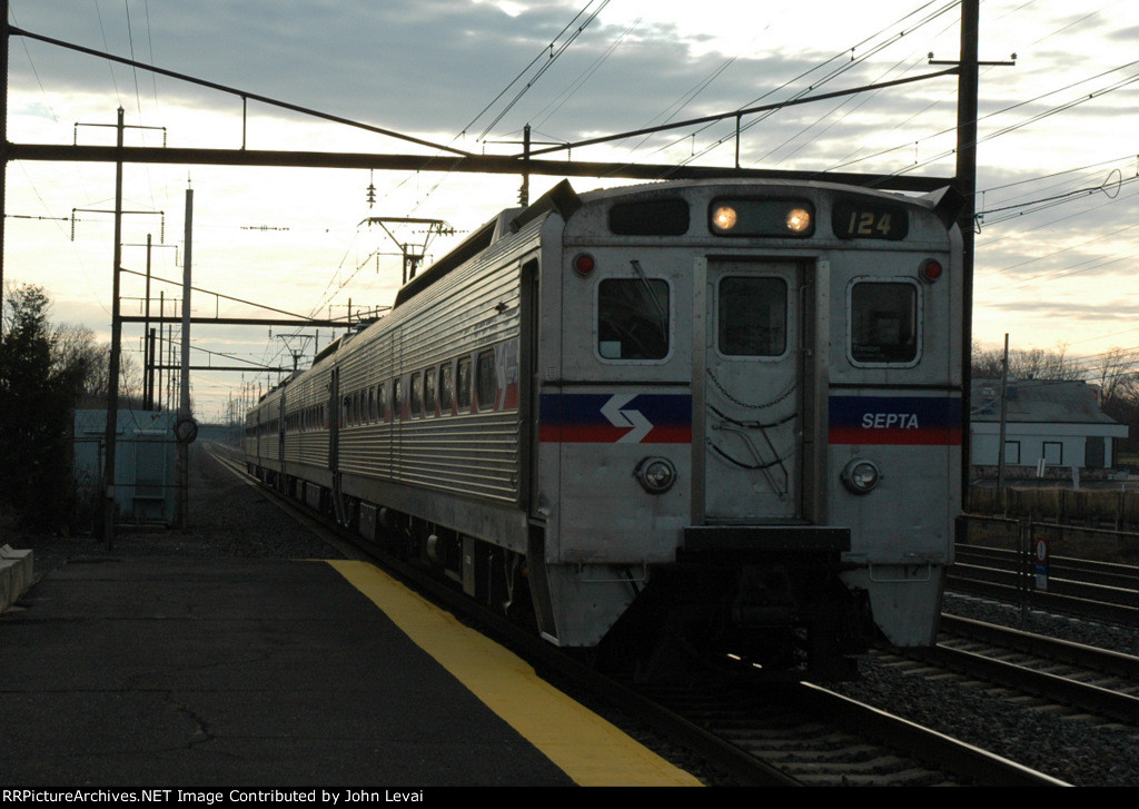 Eastbound Septa Train # 9719