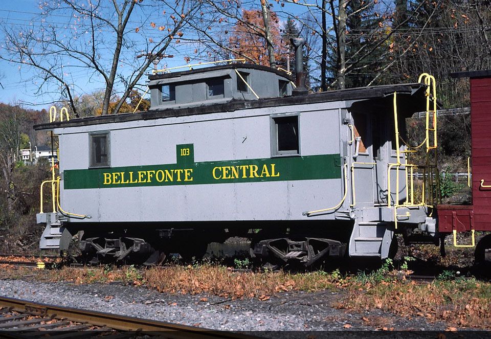 Bellefonte Central Railroad caboose 103