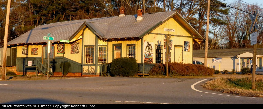 The Farmington Depot in Farmington, GA.